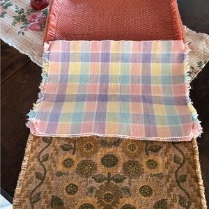 Multicolor Checkered Table Runner